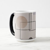 Mug Magique Morphage de géométrie Boho 15 oz (Devant gauche)