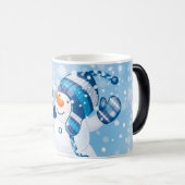 Mug Magique Morpher de Noël Mug/Snowman (Devant droit)