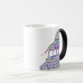 Mug Magique Mot de tigre en rugissement (Devant droit)