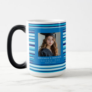 Mug Magique Motif à rayures magnifiques Infirmière certifiée