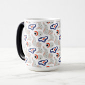 Mug Magique Motif Abstrait des tourbillons et des cercles (Devant gauche)
