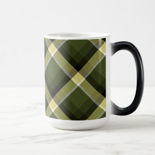 Mug Magique Motif camouflage moderne à carreaux kaki