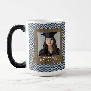 Mug Magique Motif Chevron Classique Petite-Fille Diplômée