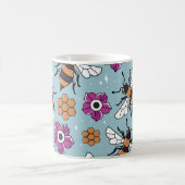 Mug Magique Motif d'abeilles de miel doux (Centre)