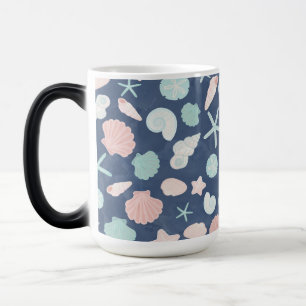 Mug Magique motif de coquillages