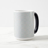 Mug Magique Motif de coquillages en continu (Devant droit)