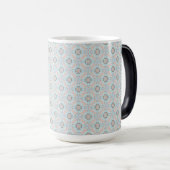 Mug Magique Motif de coquillages en continu (Devant droit)