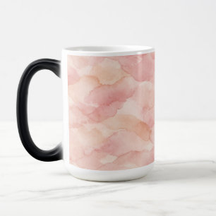 Mug Magique Motif de design abstrait moderne rose tendre