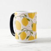 Mug Magique Motif de fruits frais au citron (Devant gauche)