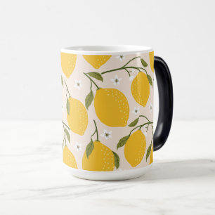 Mug Magique Motif de fruits frais au citron