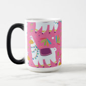 Mug Magique Motif de lama mignon (Gauche)