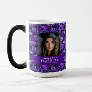 Mug Magique Motif de lys calla classique Félicite le diplômé