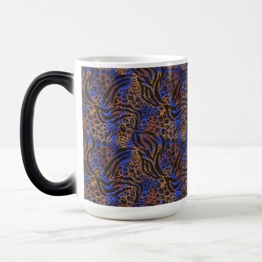 Mug Magique Motif d'impression Leopard et Zebra (Gauche)