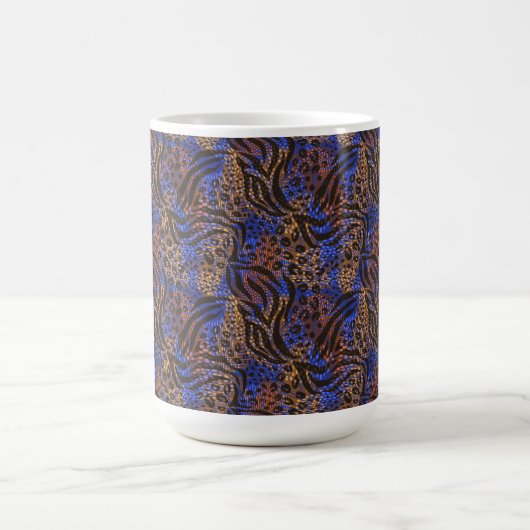 Mug Magique Motif d'impression Leopard et Zebra (Centre)