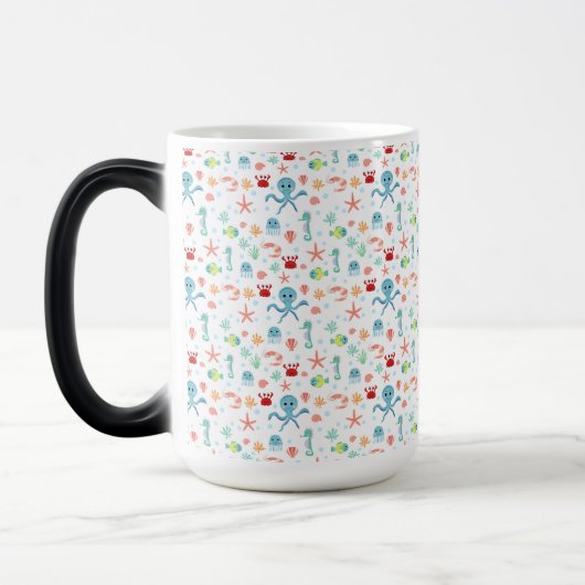 Mug Magique Motif du monde marin (Gauche)