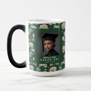 Mug Magique Motif élégant de œillet Collège remise de diplôme