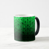 Mug Magique Motif en verre tendu 02.Vert.Ligne noire BG (Devant droit)