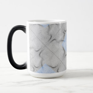 Mug Magique Motif filaire 08,B Blanc BG