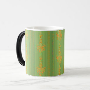 Mug Magique Motif floral baroque avec bordure