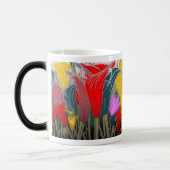 Mug Magique Motif floral coloré (Gauche)