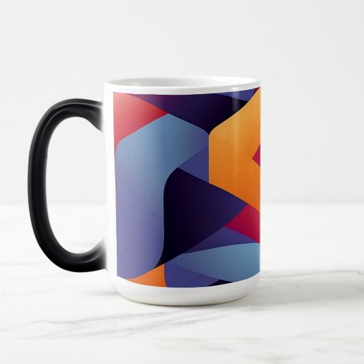 Mug Magique motif géométrique 3D dynamique 2 (Gauche)