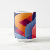 Mug Magique motif géométrique 3D dynamique 2 (Centre)