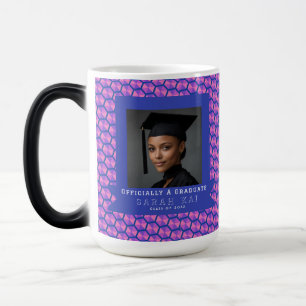 Mug Magique Motif Hexagonal Classique Diplômé Année Supérieure