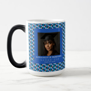Mug Magique Motif hexagonal coloré année senior diplômé