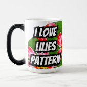 Mug Magique Motif Red Lilies (Gauche)