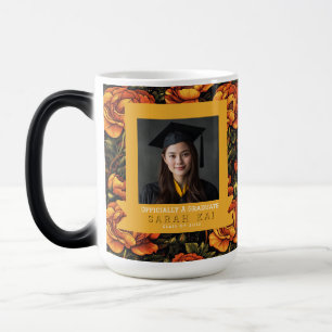 Mug Magique Motif Rose Tendance Collège Diplômé