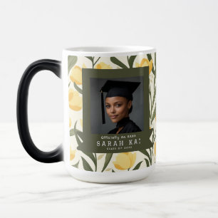 Mug Magique Motif Tulipe Classique Diplômé