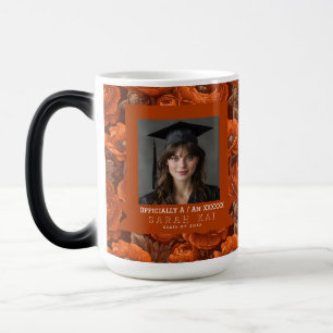 Mug Magique Motif unique de renoncule Félicitations diplômé