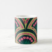 Mug Magique motif vert en forme de coque (Centre)