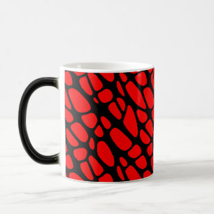 Mug Magique Motif Web gothique rouge et noir