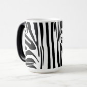 Mug Magique Motif zèbre (Devant gauche)