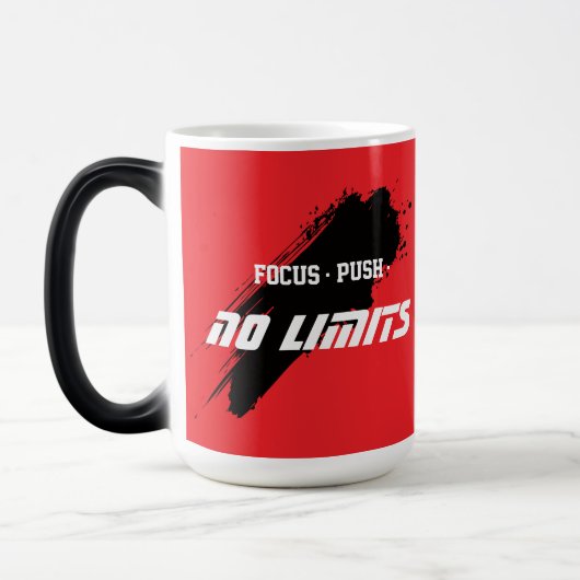 Mug Magique Motivational Fitness Red (Gauche)