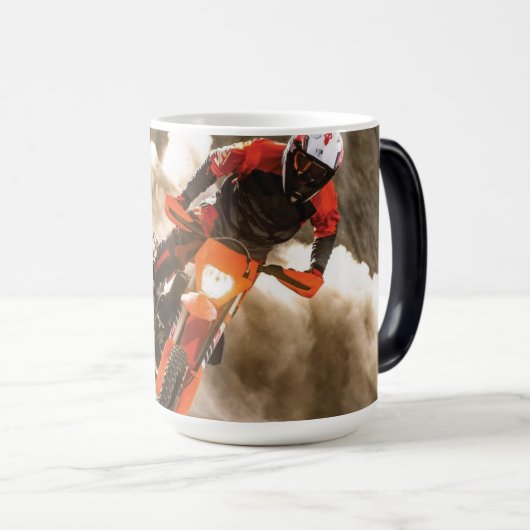 Mug Magique Motocross Rider (Devant droit)