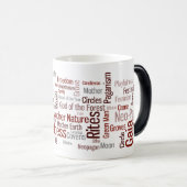 Mug Magique Mots païens (Devant droit)