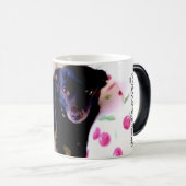 Mug Magique Mousse de chien (Devant droit)
