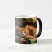 Mug Magique "Mug de Morphage Albedo Base-XL - Petits Chats Dor (Devant droit)