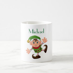 Mug Magique Mug/Elf de Noël personnalisé
