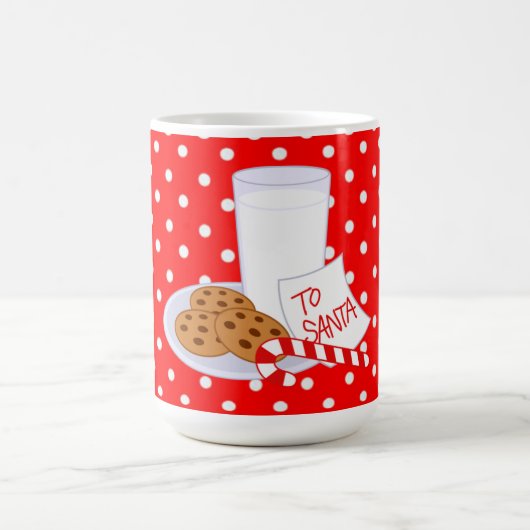 Mug Magique Mug/lait et biscuits de Noël (Centre)