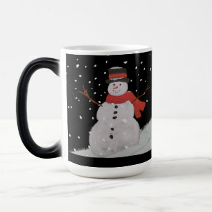 Mug Magique Mug. Neiges dans la neige nocturne