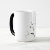 Mug Magique Mur, fissure noire (Devant gauche)