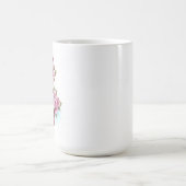 Mug Magique Musical treble clef notes with Sakura flowers (Centre)