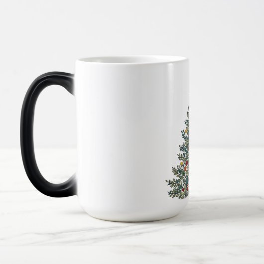 Mug Magique Musique d'arbre de Noël (Gauche)