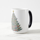 Mug Magique Musique d'arbre de Noël (Devant droit)