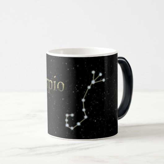 Mug Magique Musique de Constellation Scorpio (Devant droit)