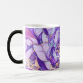 Mug Magique Musique De Fleur D'Or Purple Et Faux (Gauche)