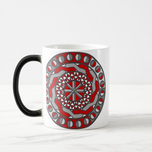 Mug Magique Musique de machine rouge (Gauche)